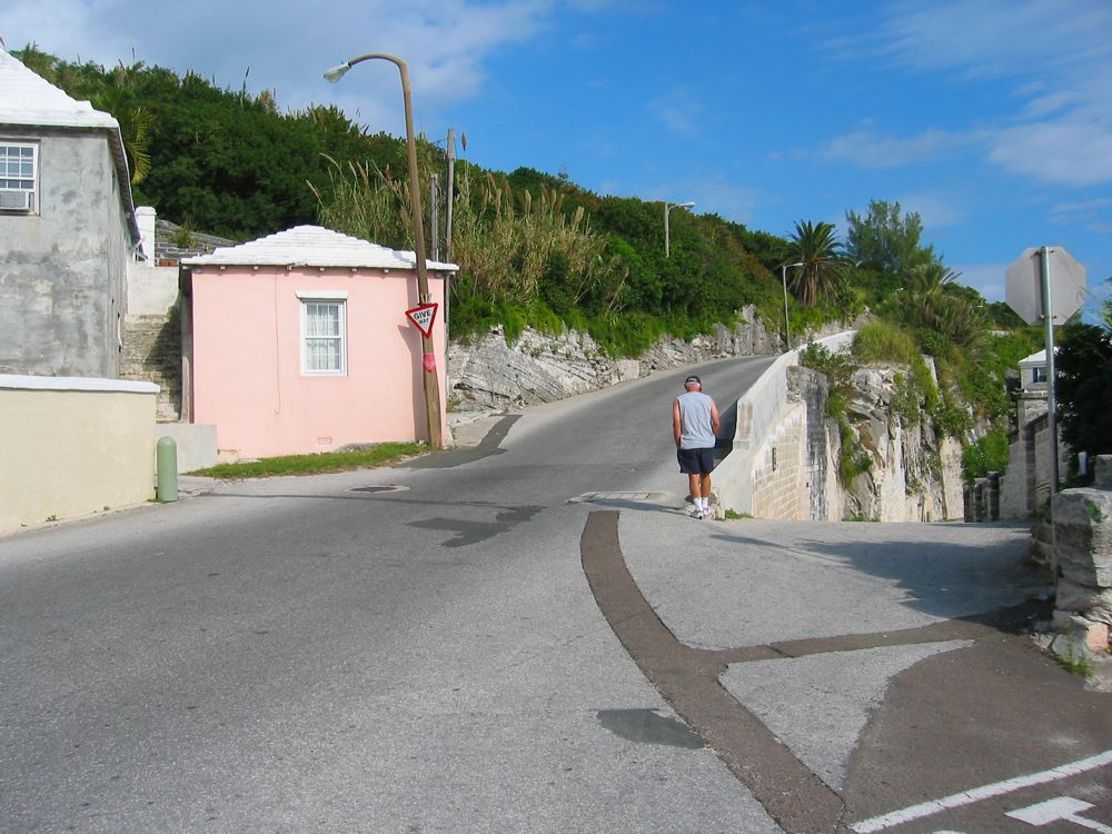 Walking from town