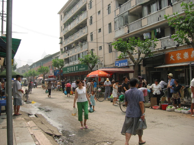 Street food market
