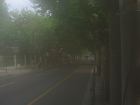 early morning fog