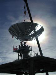 Satellite 9 meter dish