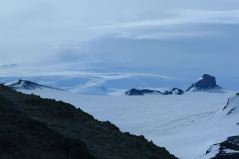 Castle Rock (at right), 3 miles from McMurdo